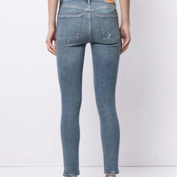 NWOT Citizens of Humanity Mid Rise Rocket Crop Skinny Jean in Surfspray Sz 24 - Picture 5 of 12